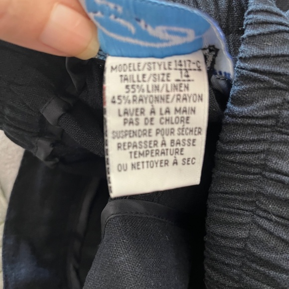 Penningtons size 14 new with tags linen pants - Picture 13 of 13